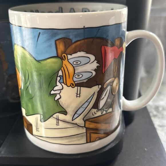 Disney Store Donald Duck Mug X-Large Jumbo Thailand Vintage Need Boost in Roost - Picture 4 of 10